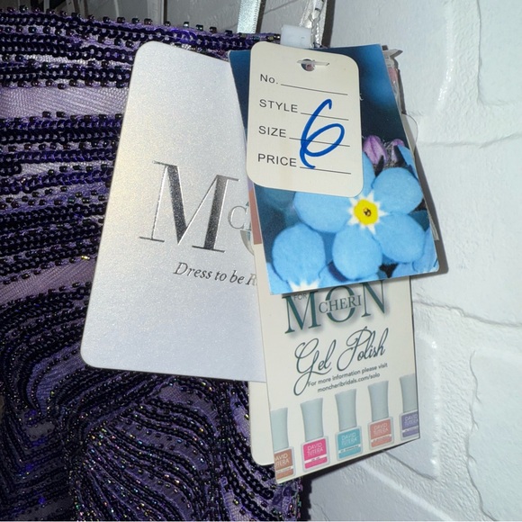 NEW Le Gala by Mon Cheri Beaded Mermaid Strapless Dress Special Occasion Gown - Picture 11 of 15